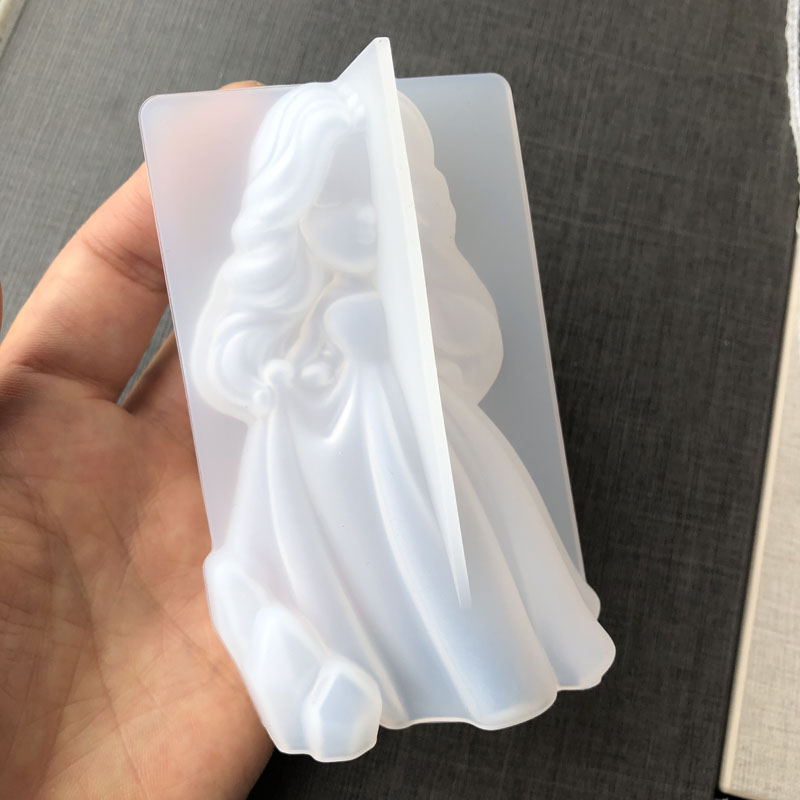 3D かわいいプリンセスシリコーンキャンドルモールド天使の女 - Soap Making Gifts のレビューと価格