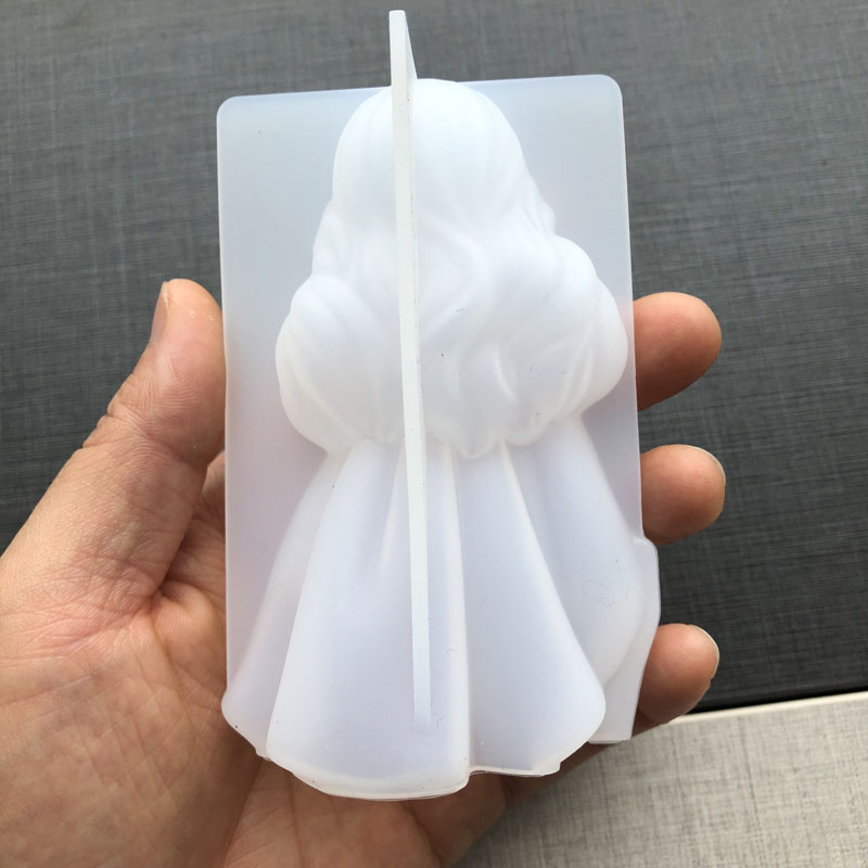 3D かわいいプリンセスシリコーンキャンドルモールド天使の女 - Soap Making Gifts のレビューと価格